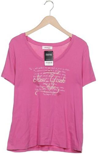 Damen T-Shirt, pink, Gr. EU 44, Baumwolle - Second Hand - Sheego - Modalova