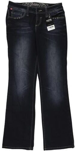 Damen Jeans, marineblau, Gr. W27 L32, Elasthan, Baumwolle - Second Hand - Soccx - Modalova