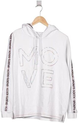 Damen Kapuzenpullover, weiß, Gr. EU 42, Baumwolle, Synthetik - Second Hand - Soccx - Modalova