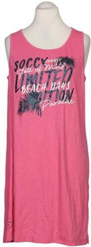 Damen Kleid, pink, Gr. EU 44, Baumwolle - Second Hand - Soccx - Modalova