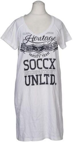 Damen Kleid, weiß, Gr. EU 36, Baumwolle - Second Hand - Soccx - Modalova