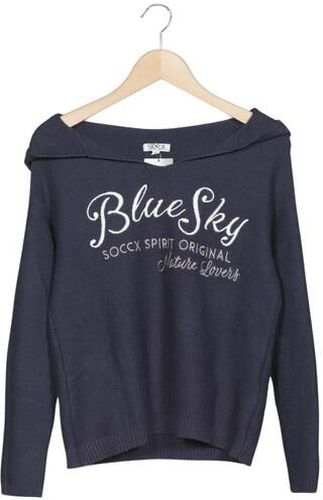 Damen Pullover, marineblau, Gr. EU 34, Synthetik, Viskose - Second Hand - Soccx - Modalova