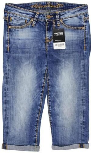 Damen Shorts, blau, Gr. W27, Elasthan - Second Hand - Soccx - Modalova