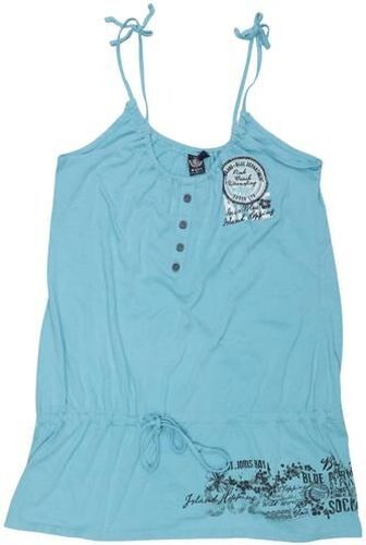 Damen Top, hellblau, Gr. EU 42, Baumwolle, Modal - Second Hand - Soccx - Modalova