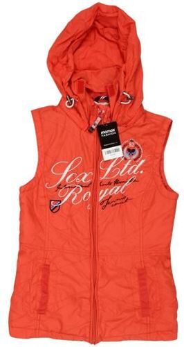 Damen Weste, orange, Gr. EU 34, Synthetik - Second Hand - Soccx - Modalova