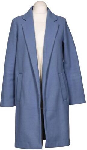 Damen Mantel, blau, Gr. S, Synthetik - Second Hand - Stradivarius - Modalova