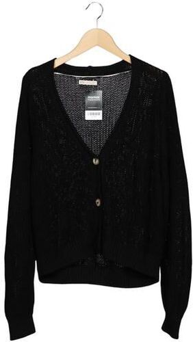 Damen Strickjacke, schwarz, Gr. S, Baumwolle - Second Hand - Stradivarius - Modalova