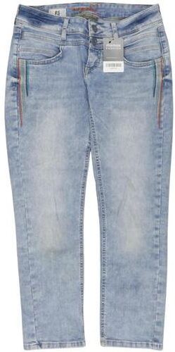 Damen Jeans, hellblau, Gr. W25 L25, Elasthan, Baumwolle, Synthetik - Second Hand - Street One - Modalova