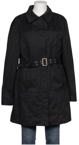 Damen Mantel, schwarz, Gr. EU 44, Baumwolle, Synthetik - Second Hand - Street One - Modalova