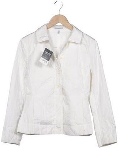 Damen Jacke, cremeweiß, Gr. EU 38, Baumwolle, Synthetik - Second Hand - Strenesse - Modalova