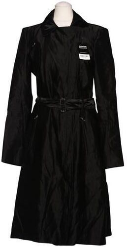 Damen Mantel, schwarz, Gr. EU 36, Synthetik, Viskose - Second Hand - Strenesse - Modalova