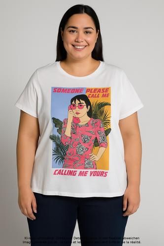 Damen T-Shirt, weiß, Gr. EU 50, Baumwolle - Second Hand - Studio Untold - Modalova