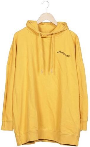 Damen Kapuzenpullover, gelb, Gr. EU 42, Baumwolle, Synthetik - Second Hand - Studio Untold - Modalova