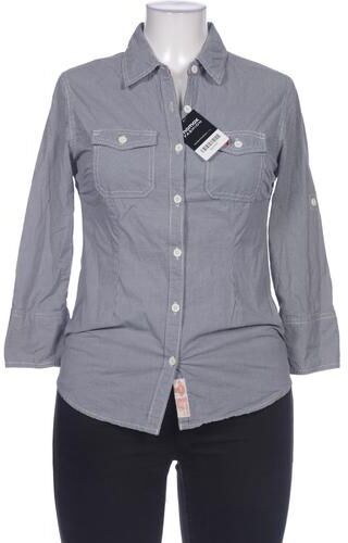 Damen Bluse, grau, Gr. L, Baumwolle - Second Hand - Superdry - Modalova