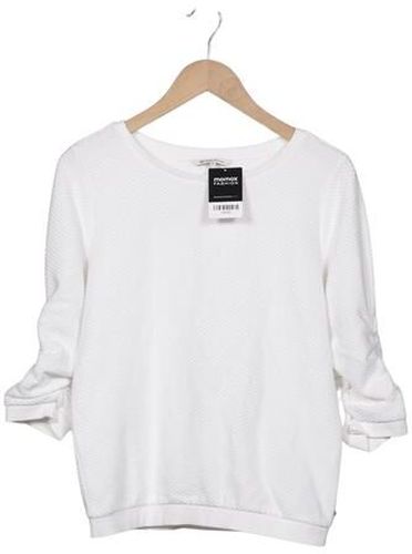 Damen Sweatshirt, weiß, Gr. M, Elasthan, Baumwolle, Synthetik - Second Hand - Tom Tailor Denim - Modalova