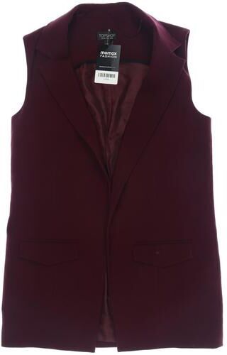 Damen Weste, bordeaux, Gr. EU 36, Elasthan, Synthetik, Viskose - Second Hand - TopShop - Modalova