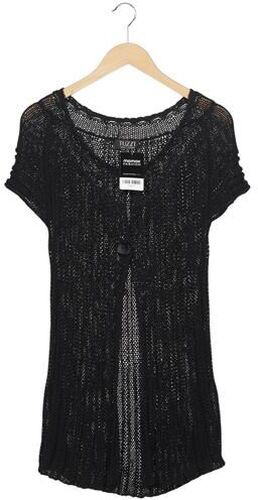 Damen Strickjacke, schwarz, Gr. EU 44, Baumwolle, Synthetik - Second Hand - Tuzzi - Modalova