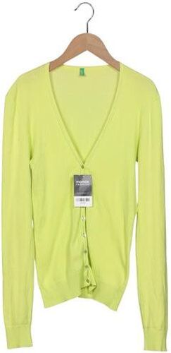 Colors OF Benetton Damen Strickjacke, neon, Gr. M, Baumwolle - Second Hand - United - Modalova