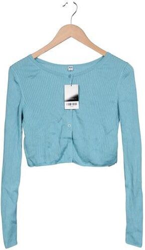 Damen Strickjacke, hellblau, Gr. S, Baumwolle, Modal - Second Hand - Uniqlo - Modalova