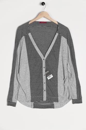 Damen Strickjacke, grau, Gr. S, Baumwolle, Synthetik, Viskose - Second Hand - Velvet by Graham & Spencer - Modalova