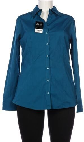 Appia DUE Damen Bluse, blau, Gr. EU 44, Elasthan, Baumwolle - Second Hand - Via - Modalova