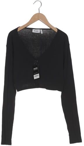 Damen Strickjacke, schwarz, Gr. XL, Elasthan, Baumwolle - Second Hand - Weekday - Modalova