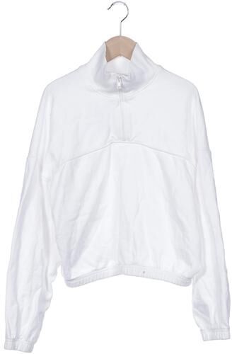 Damen Sweatshirt, weiß, Gr. S, Baumwolle - Second Hand - Weekday - Modalova