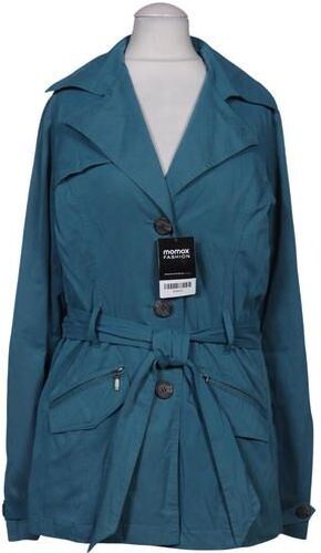 Damen Mantel, türkis, Gr. EU 34, Baumwolle, Synthetik - Second Hand - Zero - Modalova