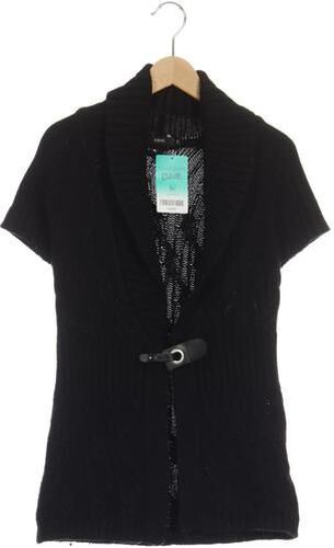 Damen Strickjacke, schwarz, Gr. EU 34, Baumwolle, Synthetik - Second Hand - Zero - Modalova