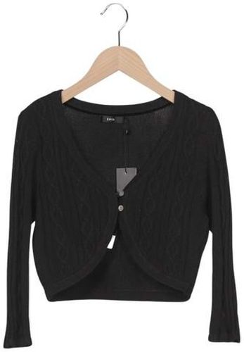 Damen Strickjacke, schwarz, Gr. EU 38, Baumwolle, Synthetik - Second Hand - Zero - Modalova