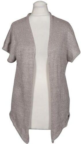 Damen Strickjacke, beige, Gr. EU 36, Baumwolle, Synthetik - Second Hand - Zero - Modalova