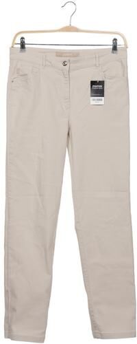 Damen Jeans, cremeweiß, Gr. EU 42, Elasthan, Baumwolle, Synthetik - Second Hand - Zerres - Modalova