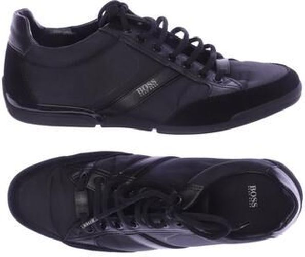 By Hugo Herren Sneakers, schwarz, Gr. EU 41, Kunstleder, Leder - Second Hand - BOSS - Modalova