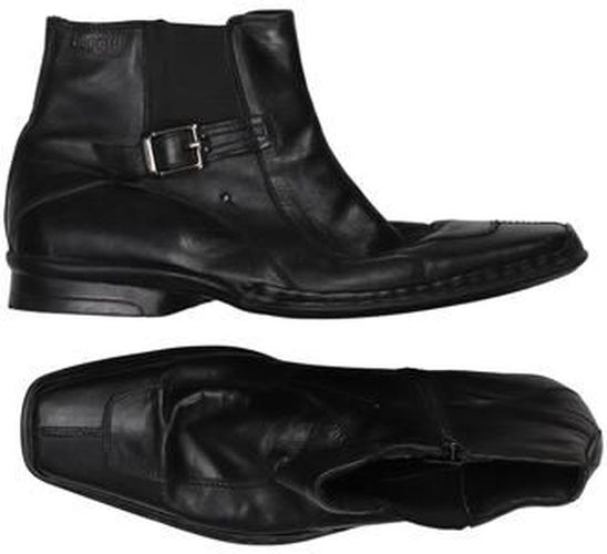 Herren Stiefel, schwarz, Gr. EU 44, Leder - Second Hand - Bugatti - Modalova