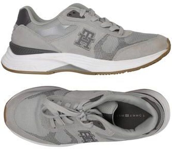 Herren Sneakers, grau, Gr. EU 41, Leder - Second Hand - Tommy hilfiger - Modalova