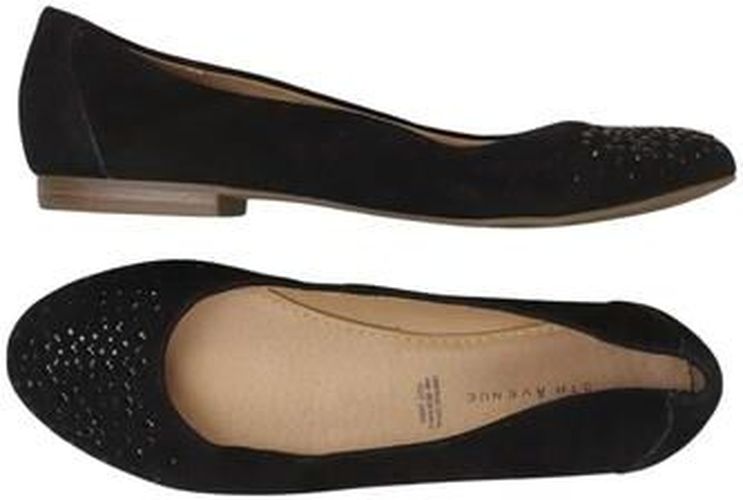 Damen Ballerinas, schwarz, Gr. EU 38, Leder - Second Hand - 5th Avenue - Modalova