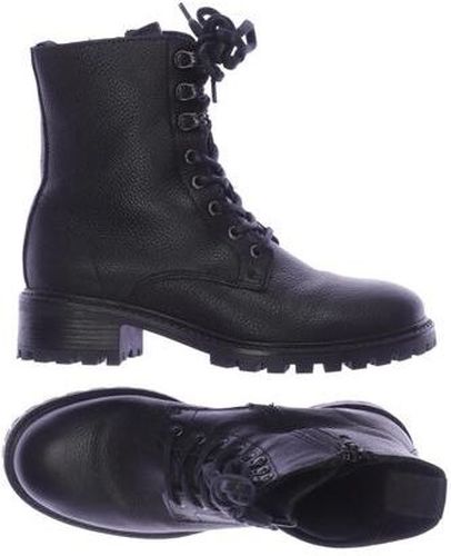 Damen Stiefelette, schwarz, Gr. EU 37, Leder - Second Hand - 5th Avenue - Modalova