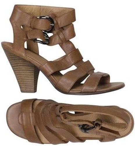 Damen Sandale, braun, Gr. EU 41, Leder - Second Hand - 5th Avenue - Modalova