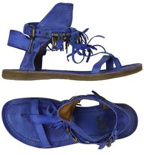 Damen Sandale, blau, Gr. EU 40 - Second Hand - A.s.98 - Modalova