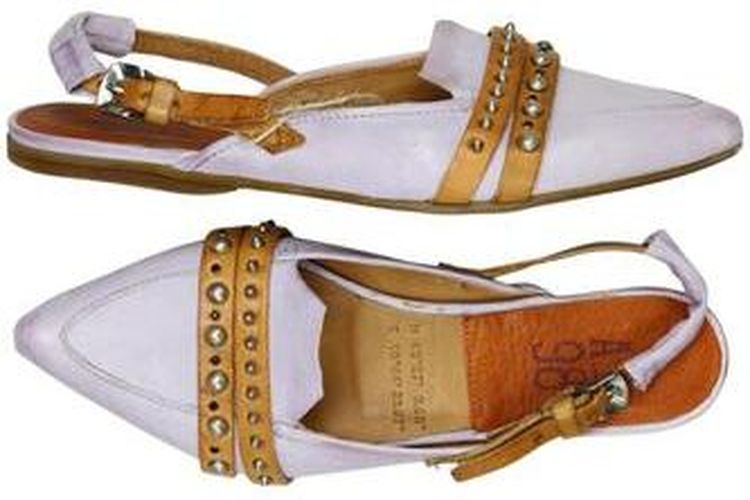 Damen Sandale, flieder, Gr. EU 39, Leder - Second Hand - A.s.98 - Modalova