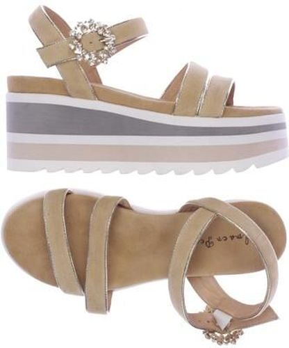 Damen Sandale, beige, Gr. EU 38 - Second Hand - Alma en Pena - Modalova