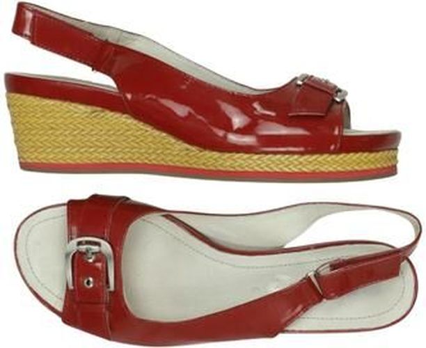 Damen Sandale, rot, Gr. EU 40, Leder - Second Hand - Ara - Modalova