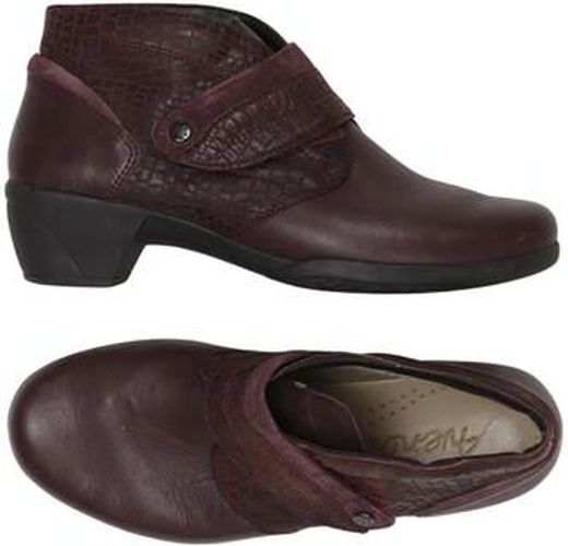 Damen Stiefelette, bordeaux, Gr. EU 37.5 (UK 4.5), Leder - Second Hand - Avena - Modalova
