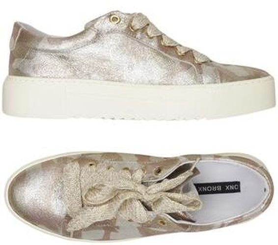 Damen Sneakers, gold, Gr. EU 40, Leder - Second Hand - Bronx - Modalova