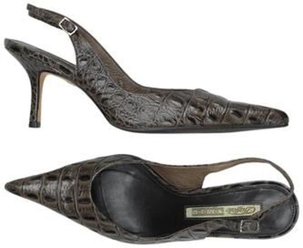 Damen Sandale, braun, Gr. EU 37, Leder - Second Hand - Buffalo LONDON - Modalova