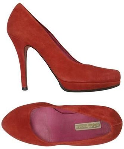 Damen Pumps, rot, Gr. EU 36, Leder - Second Hand - Buffalo LONDON - Modalova