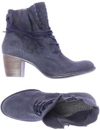 Damen Stiefelette, blau, Gr. EU 41, Leder - Second Hand - Bugatti - Modalova