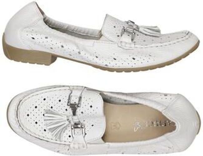 Damen Halbschuh, weiß, Gr. EU 39.5 (UK 6.5), Leder - Second Hand - Caprice - Modalova