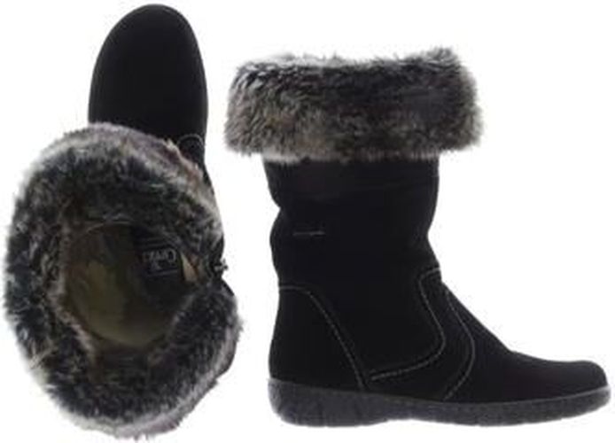 Damen Stiefel, schwarz, Gr. EU 37, Leder - Second Hand - Caprice - Modalova