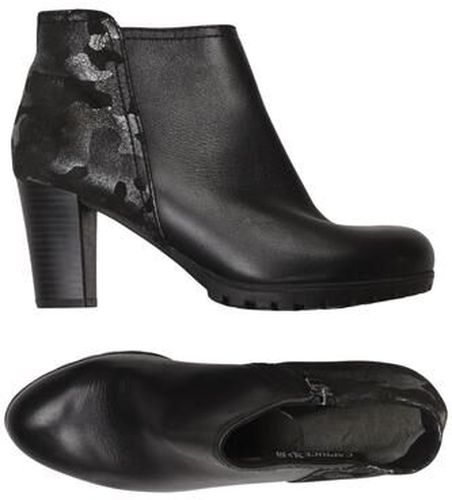 Damen Stiefelette, schwarz, Gr. EU 37.5, Leder - Second Hand - Caprice - Modalova